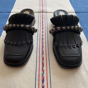 Christian Louboutin Black Mules - Barely Worn